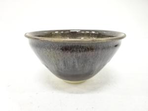 万代草山造　窯変　天目　茶碗